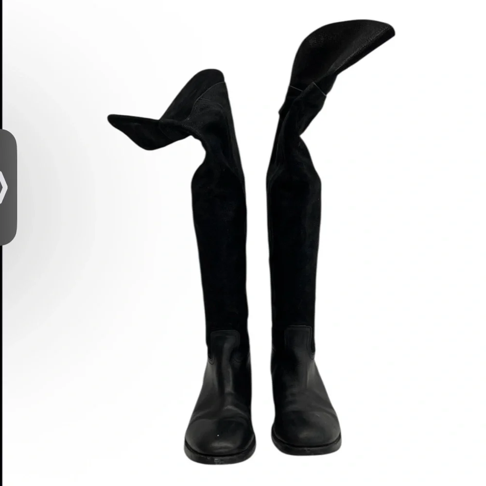 Tory Burch Black Over-the-Knee Boots